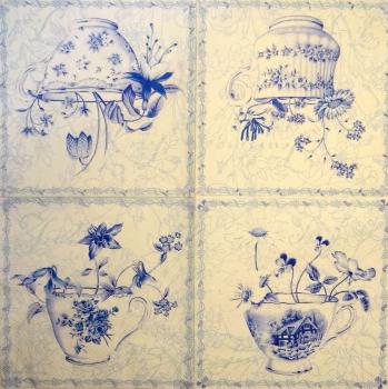 117 Dishes - 3-ply (blue) - Ihr - CS