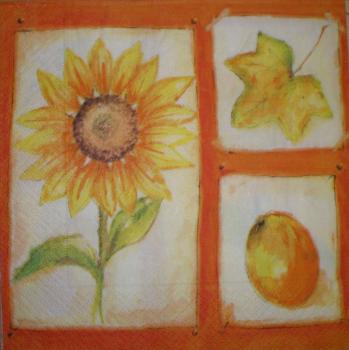 016 Sonnenblumen - 3-lagig
