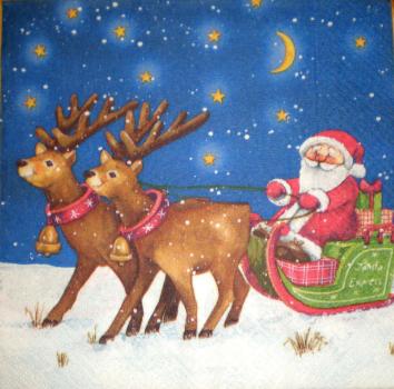 015 Schlitten - 3-lagig - Susy Card