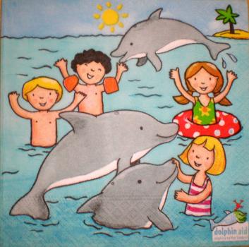 003 Delphin / Wal / Hai - 3-lagig