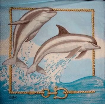 049 Delphin / Wal / Hai - 3-lagig - Ambiente