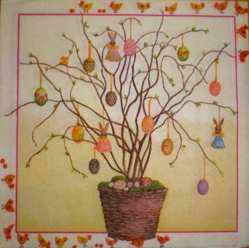 037 Eggs,  Easter Eggs - 3-ply - Ambiente