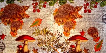 012 Tiere Herbst - 3-lagig - Nouveau