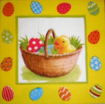 043 Eier, Ostereier (S) - 3-lagig - Fasana