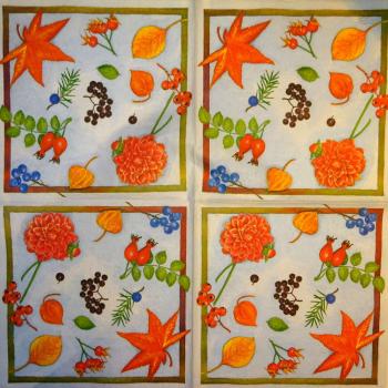 142 Beeren - 3-lagig(blau) - Ambiente