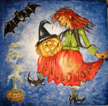 065 Halloween - 3-lagig - Home Fashion