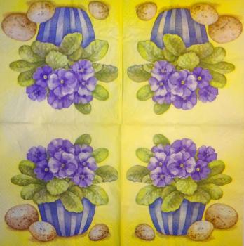 050 Blumen Sonstige - 3 lagig(lila) - ti-flair