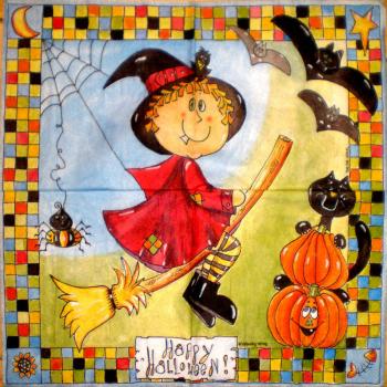 127 Halloween - 3-lagig - Vielseidig