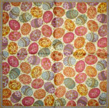 062 Eggs,  Easter Eggs - 3-ply - Caspari