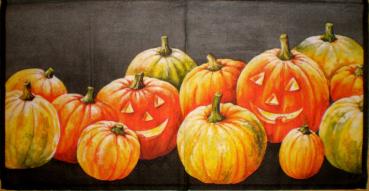 043 Halloween - 3-lagig (schwarz) - Ihr