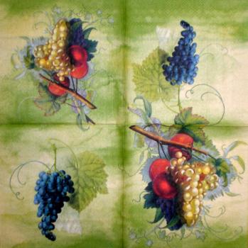 038 Grapes - 3-ply (grün) - Ihr