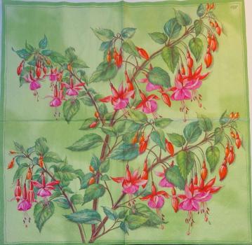 002 Blumen Sonstige - 3 lagig (grün) - Ihr