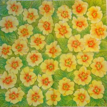 013 Flowers Others - 3 ply -  Ladies Mol / Molca