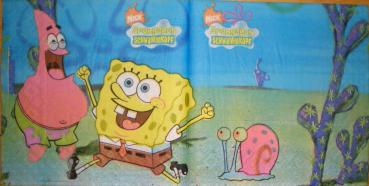 005 Bekannte Figuren - 2-lagig - Spongebob