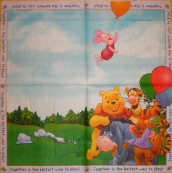 031 Winnie Pooh - 3-lagig - Disney