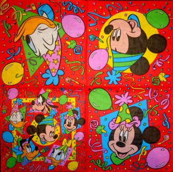 004 Mickey Mouse - 2-ply (1095) - Disney
