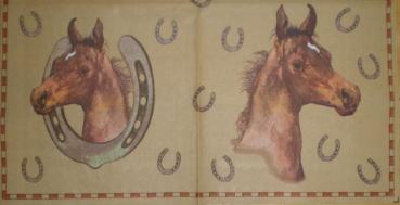 048 Horses - 3-ply (dark) - Ambiente