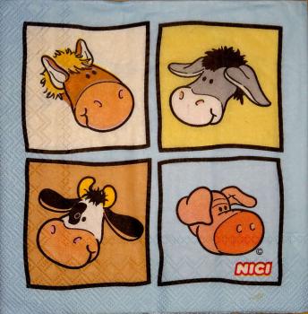 071 Horses - 3-ply - NICI