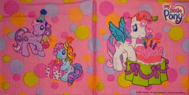 075 Horses - 3-ply - Duni - My Little Pony - 2007