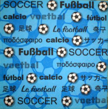 011 Sport: Fußball - 3-ply (blue)