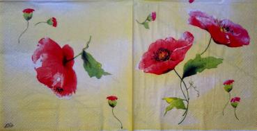 044 Anemones, Poppy - 3-ply (yellow) - Ihr