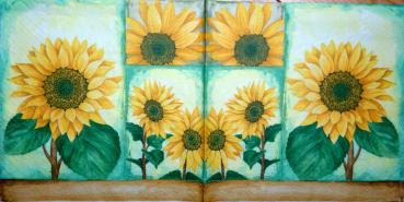 053 Sonnenblumen - 3-lagig