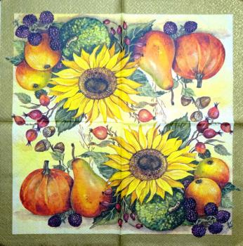 073 Sonnenblumen - 3-lagig - Atelier