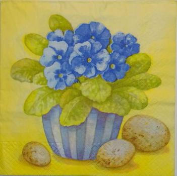 050 Flowers Others - 3 ply (blue) - ti-flair