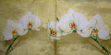 051 Orchideen - 3-lagig - Ihr