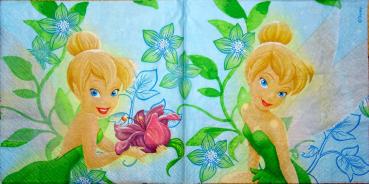 127 Mädchen - 2-lagig - Disney - Tinkerbell