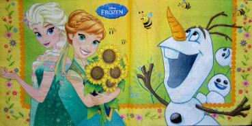 142 Mädchen - 2-ply - Frozen/Elsa/Anna/Olaf
