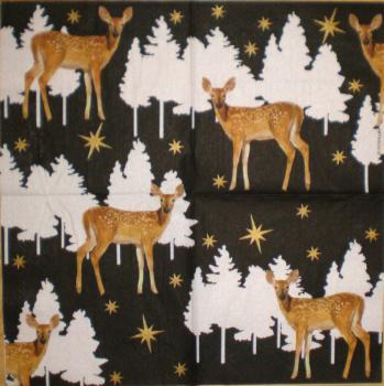 074 Deer - 3-ply (black) - Artebene
