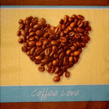 020 Kaffee: Bohnen - 3-lagig - Susy Card
