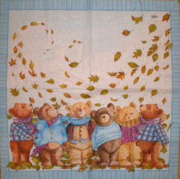 032 Teddy - 3-ply (blue) - Ambiente