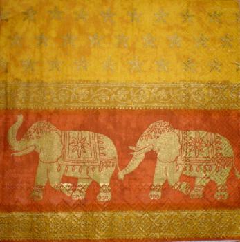 013 Elephant - 3-ply - (mustard) - Ihr