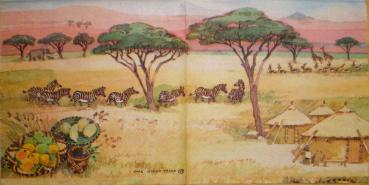 119 Tiere Afrika: Diverse - 3-lagig - Hannu Taina 2002