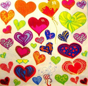 082 Heart / Hearts - 3-ply