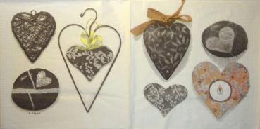 084 Heart / Hearts - 3-ply - ppd - frog art