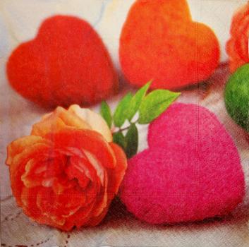 091 Heart / Hearts - 3-ply - Colourful Life
