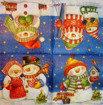 076 Schneemann - 3-lagig - Atelier