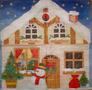 085 Schneemann - 3-lagig - Madame est Servie
