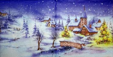 086 Winter Landscape - Home Fashion