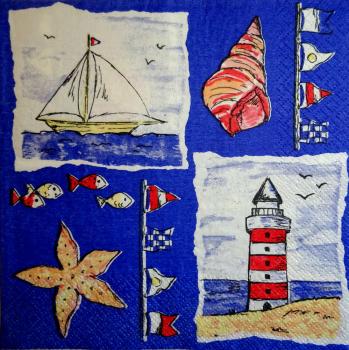 229 Maritim - 3-lagig (dunkel blau) - Ti-Flair