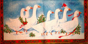 005 Ducks - 3-ply (red) - Ihr