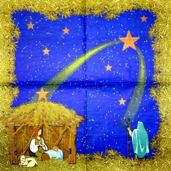 013 Traditionell - 3-lagig (blau)
