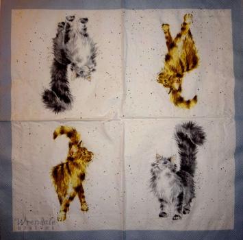 170 Cats - 3-ply - Wrendale - Hannah Dale
