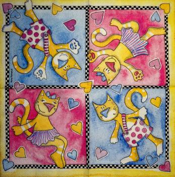 171 Cats - 3-ply - Vielseidig - CS