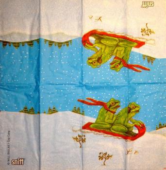 074 Frösche - 4-ply - Sniff - Will Bullas - Handkerchief