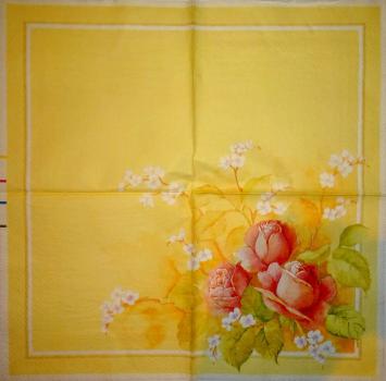 245 Rosen - 3-lagig (gelb) - Fasana