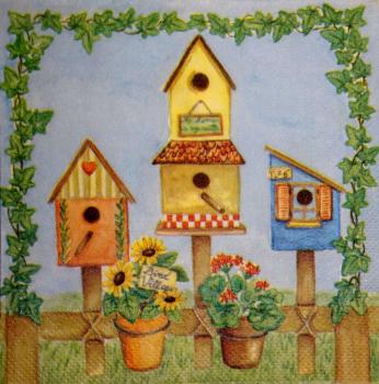 001 Vogelhäuschen - 3-lagig - Atelier